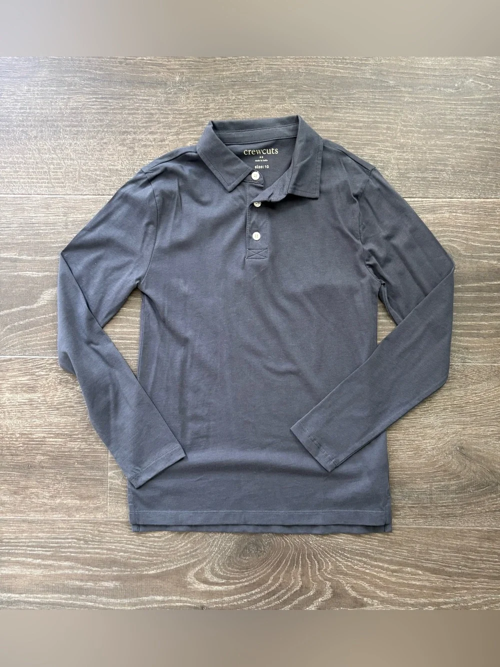 J. Crew Crewcuts Long Sleeve Polo - Size 10